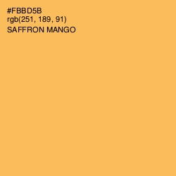 #FBBD5B - Saffron Mango Color Image
